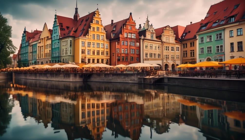 wroclaw s canals and architecture